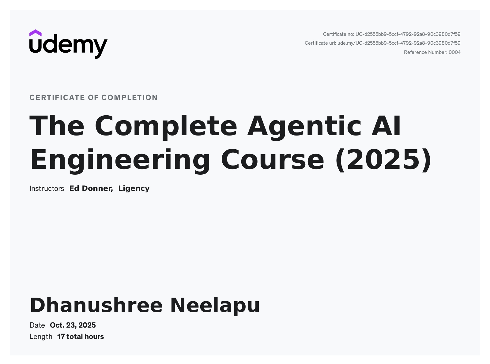 Agentic AI Engineering